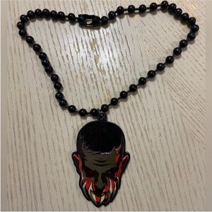 WWE Finn Balor The Demon Black Beaded Necklace